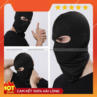 Khăn trùm đầu ninja đen full siêu co dãn
