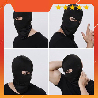 Khăn trùm đầu ninja đen full siêu co dãn