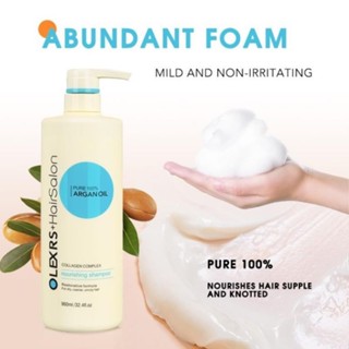 Olexrs Hair Salon - Cặp Dầu Gội Xả Olexrs Hair Salon 960ml/Chai  Phục Hồi Tóc Khô Hư Tổn g