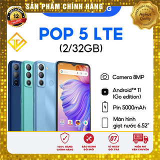 Điện thoại tecno pop 5 lte mới nguyên seal 100%-chính hãng