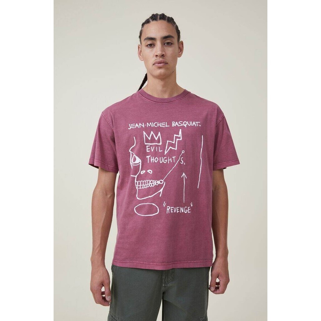 COTTON ON - Áo Thun Có Hoạ Tiết Nam - Basquiat Loose Fit T-Shirt 3612045-07