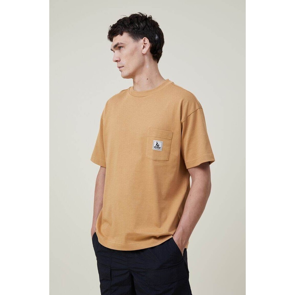 COTTON ON - Áo Thun Ngắn Tay Nam - Box Fit Pocket T-Shirt 3612343-03
