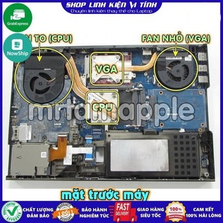 Quạt fan dành cho laptop dell m4800 tương thích dây đen nằm ngoài tương thích precision m4700 m4800