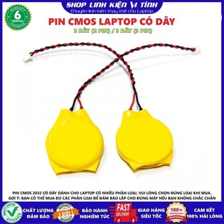 Lẻ 1 viên pin cmos dành cho laptop có dây