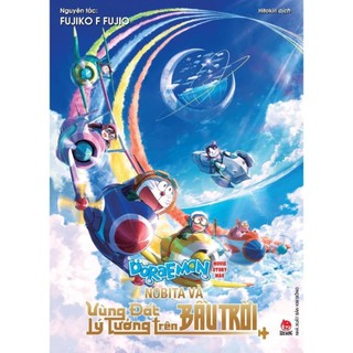 Truyện - doraemon movie story màu - nobita và vùng đất lý tưởng trên bầu trời - kim đồng