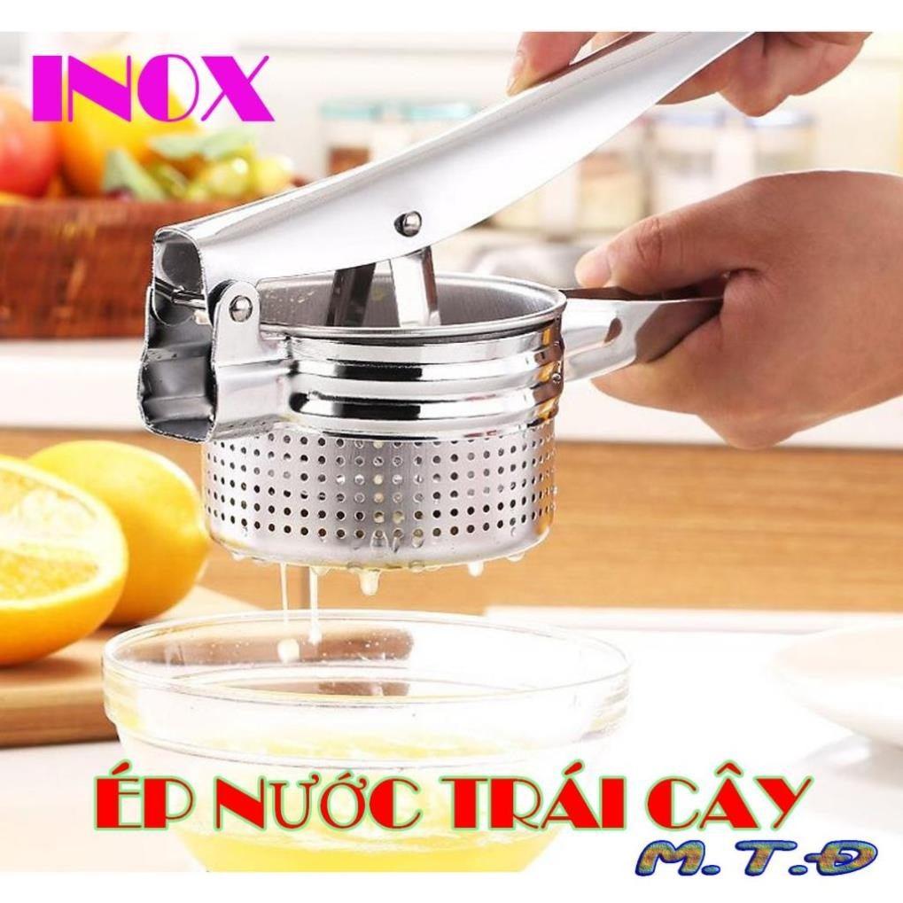 Dụng Cụ Inox Ép Trái Cây Ngủ Cốc - Tăng Cường Sức Đề Kháng Ép Cam Vắt Cam