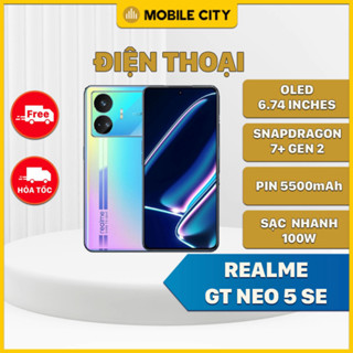[SALE SỐC] Điện Thoại Realme GT Neo 5 SE  (Bảo Hành 12 Tháng Nguồn Và Màn Hình) - Snapdragon 7 Plus Gen 2