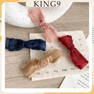 Kẹp tóc mái voan viền