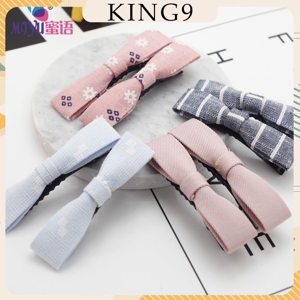 Kẹp tóc nơ mix mẫu