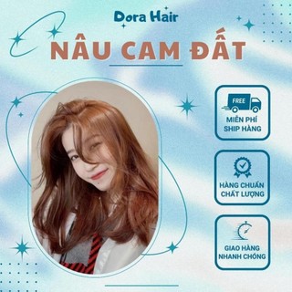 Thuốc nhuộm tóc có màu nâu cam đất không cần tẩy | dorahair, dorahairs