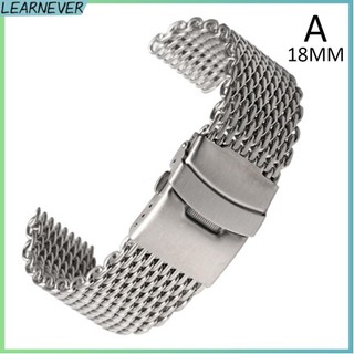 LEARNEVER Dây Đồng Hồ Bằng Thép Không Gỉ 18/20/22/24mm