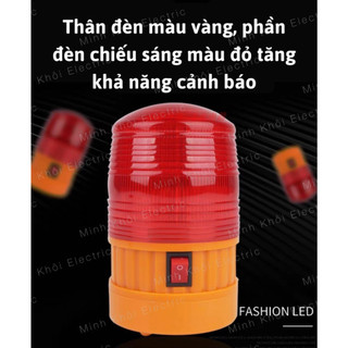 Đèn Cảnh Báo Công Trường JD-5088, đèn cảnh báo giao thông dùng pin đế nam châm,đen led tín hiệu, dèn báo động Cao Cấp