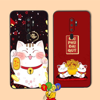 Ốp lưng oppo a5 2020 / a9 2020 mèo thần tài tài lộc pooh case