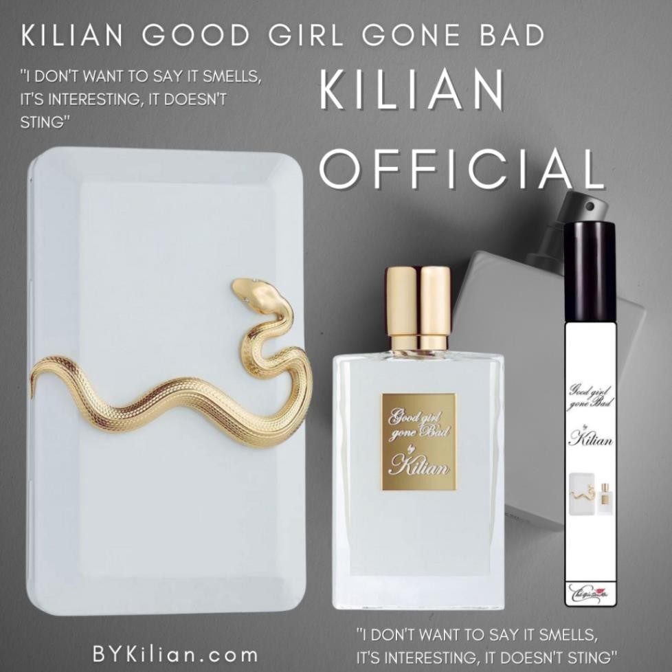 Nước Hoa Kilian Good Girl Gone Bad - Phiên Bản Rắn Trắng Cao Cấp [CHINHHANG-KILIAN]