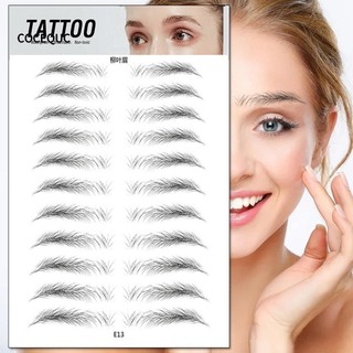 COCEQUC (Hàng Mới Về) Miếng Dán Xăm Lông Mày 3d Không Thấm Nước M5P4