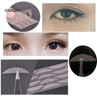 COCEQUC 120 Pcs Thin Invisible Eyelid Double Lace Sticker Tape Tool Eye Makeup Beau K6W0
