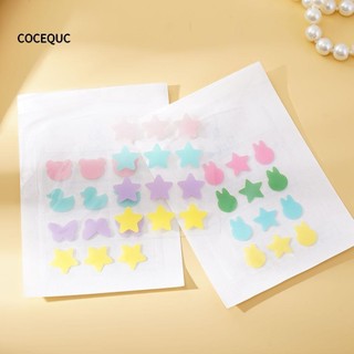 Cocequc 12 / 20 miếng dán mụn hydrocolloid nhiều màu