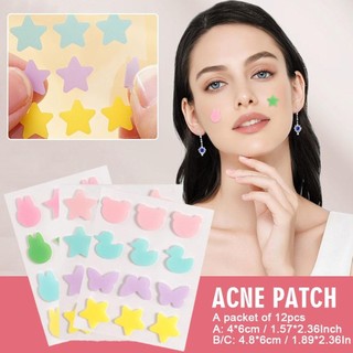 COCEQUC 12 / 20 Miếng Dán Mụn Hydrocolloid Nhiều Màu