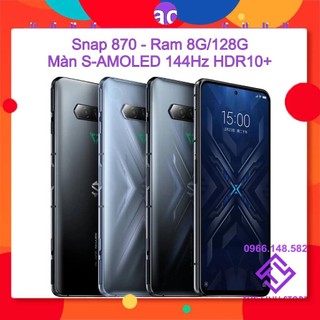 Điện thoại xiaomi black shark 4 màn amoled 144hz - chính hãng bh 12 tháng - không đồng kiểm
