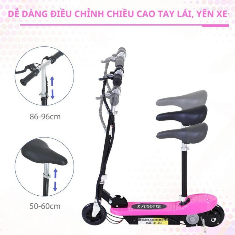 Xe điện mini gấp bỏ cốp xe nhỏ gọn siêu tiện lợi ..