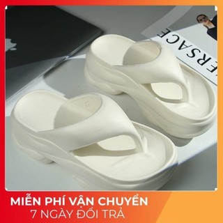 Dép xỏ ngón nữ 3TDEP, dép tông SPORT đi biển độn đế 7cm, chất liệu EVA siêu nhẹ