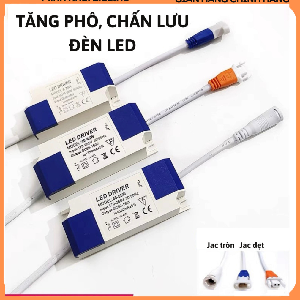 Tăng phô led, nguồn, chấn lưu 4-7w 3 chế độ dùng thay thế cho đèn led 3 màu 7w, led driver, nguồn tă