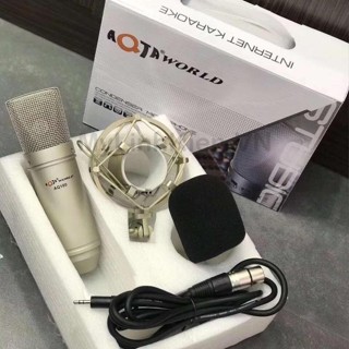 Mic thu âm karaoke live stream AQ100 chính hãng siêu hay -Tốt
