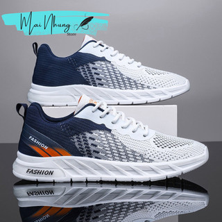 Giày thể thao nam mẫu mới, Giày thể thao nam Sneaker êm chân thoáng khí chạy bộ, thể dục