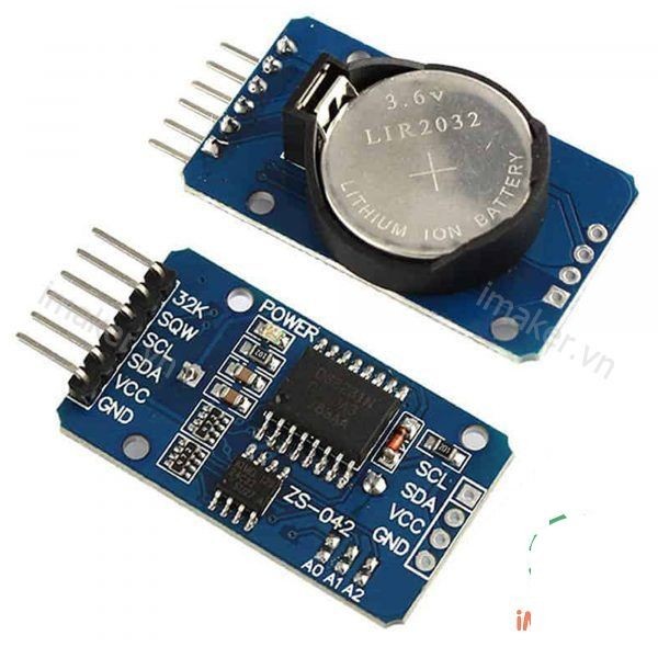 DS3231 mạch thời gian thực Có IC Nhớ AT24C32 - TaKa DiY