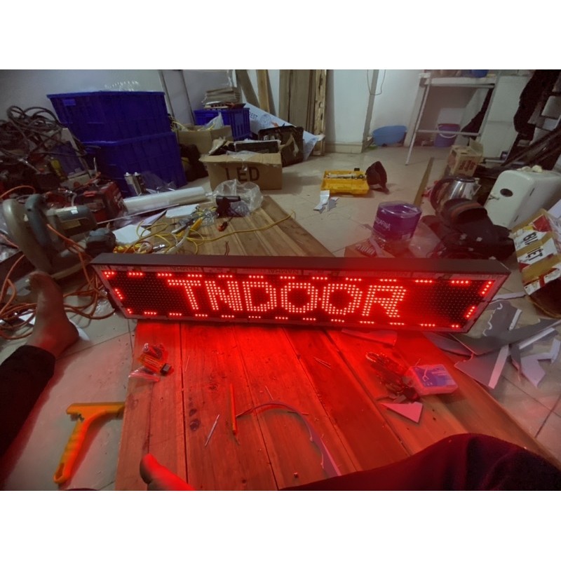 Biển Quảng cáo led/ led matrix, thay đổi nội dung bằng điện thoại.