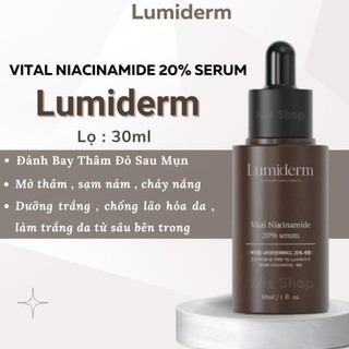 Tinh chất dưỡng Lumiderm Vital Niacinamide 20% Serum 30ml ,Làm trắng da,mờ thâm , sạm nám,đều màu da