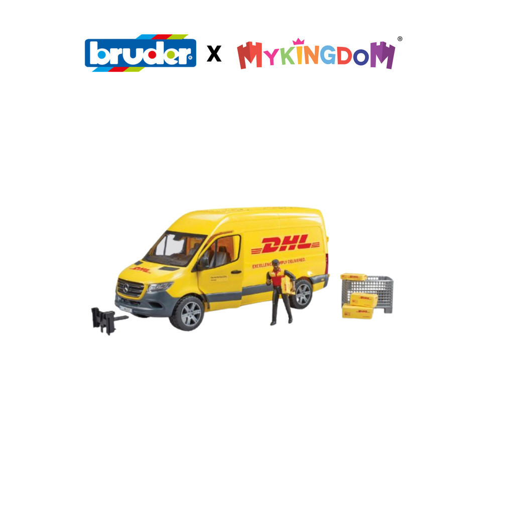Đồ Chơi BRUDER Mô Hình Tỷ Lệ 1:16 Xe Chở Hàng Dhl BRU02671