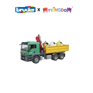 Đồ chơi mô hình theo tỉ lệ 1:16 BRUDER- Xe thu gom rác thải BRU03753