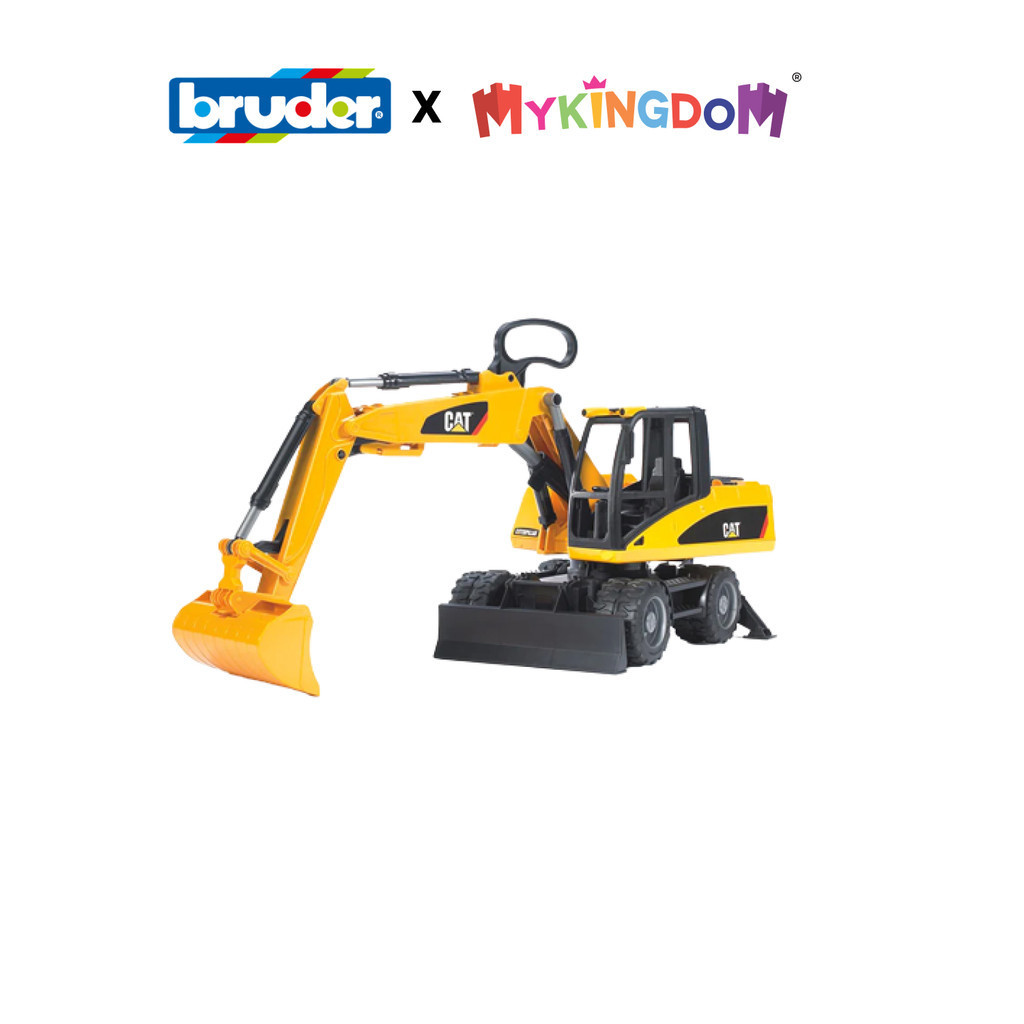 Đồ chơi dạng mô hình theo tỷ lệ thu nhỏ 1:16 Xe Xúc CAT bánh lốp BRUDER - BRU02445
