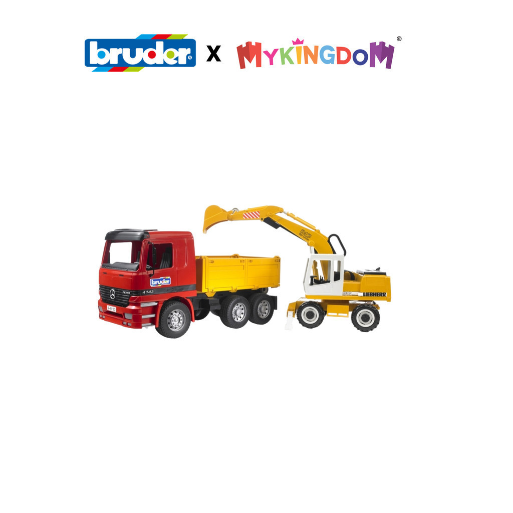 Đồ chơi dạng mô hình theo tỷ lệ thu nhỏ 1:16 Xe Ben MAN TGA BRUDER - BRU02751