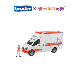 Đồ chơi Mô hình Xe Cứu Thương Mercedes-Benz BRUDER BRU02536