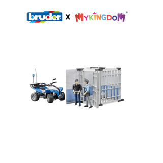 Đồ chơi dạng mô hình theo tỷ lệ thu nhỏ 1:16 Đồn cảnh sát Br Bruder BRU62730
