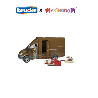 Đồ chơi mô hình xe Bruder UPS kèm xe nâng, người và phụ kiện BRU02538
