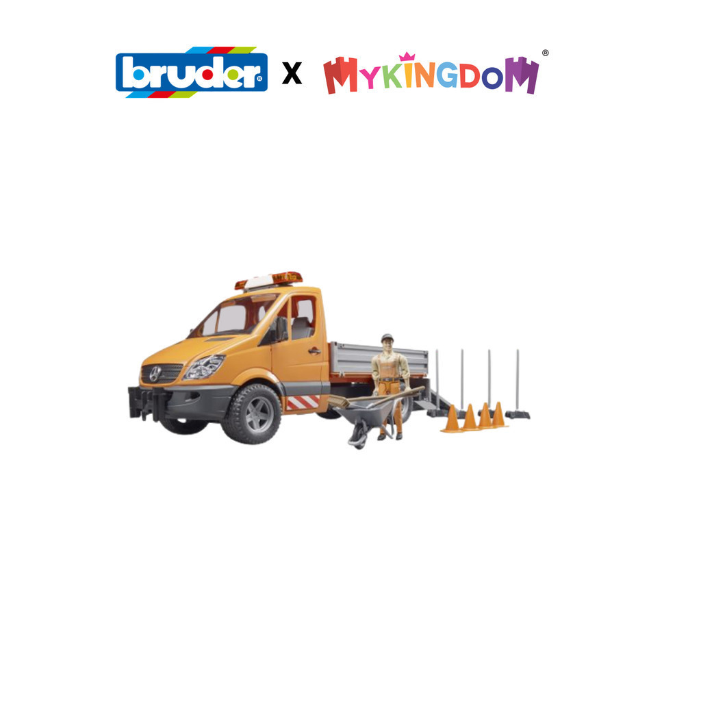 Xe Chuyên Chở Mercedes-Benz Trong Đô Thị Với Người Và Bộ Phụ Kiện BRUDER BRU02537