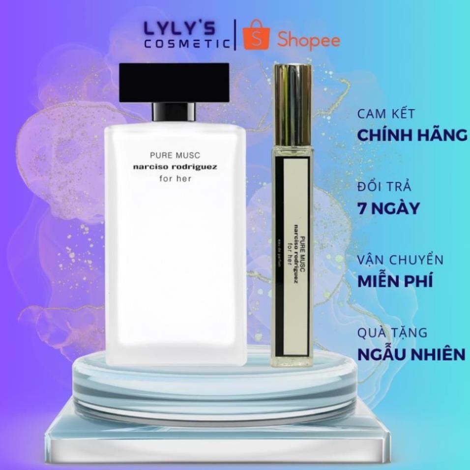 < Nước Hoa Nữ Narciso Rodriguez Pure Musc For Her 10ML >