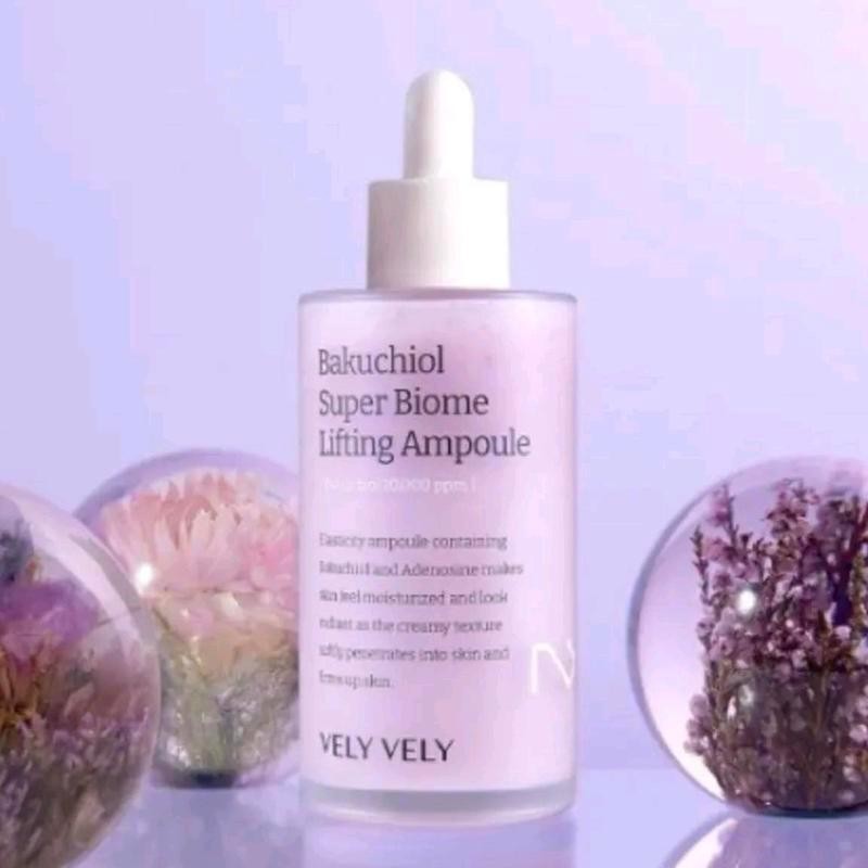 Tinh chất Bakuchiol 10000ppm super biome lifting ampoule vely vely - 100ml