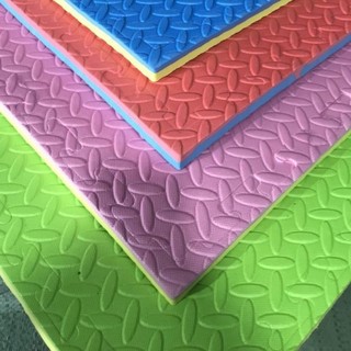 Combo 10 tấm thảm xốp vân khế màu pastel 1mx1mx2cm