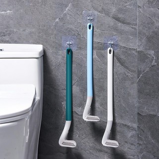 Chổi cọ nhà vệ sinh, cây cọ toilet bồn cầu bằng silicon, chổi cọ toilet, siêu sạch siêu tiện lợi