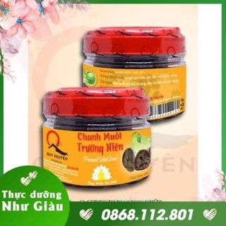 Chanh muối quy nguyên 220gr - chanh muối ông thầy tuệ hải