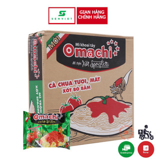 [Hỏa tốc] Thùng 30 gói mì trộn Omachi xốt Spaghetti 91g
