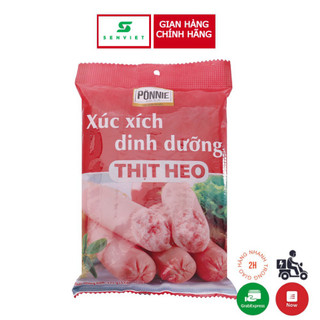 [Hỏa tốc] Xúc Xích Dinh Dưỡng Thịt Heo Ponnie Bịch 5 Cây / 165g