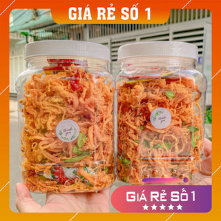 Khô gà lá chanh hũ 500gram