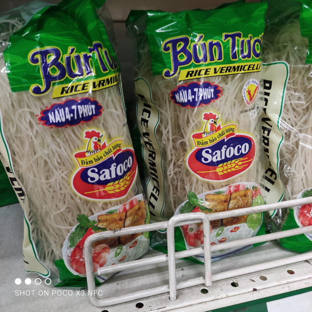 [Hỏa tốc] Bún tươi Safoco 300g (bún khô luộc ra giống bún tươi)