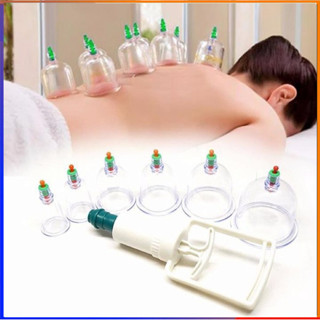 Bộ 12 ống giác hơi hút chân không HÀNG LOẠI 1 mát xa massage giải độc giảm đau lưng cơ thể FERADO