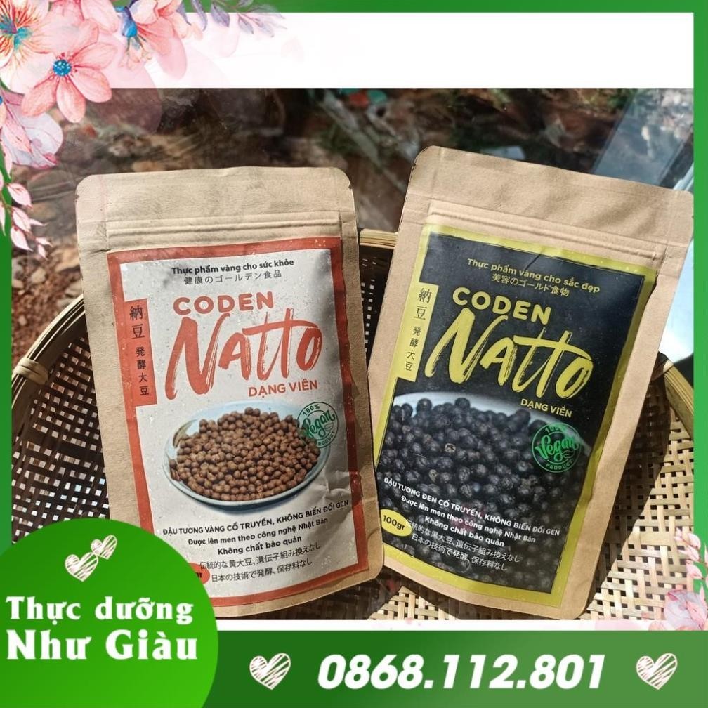 NATTO ĐEN đậu tương ĐEN (100gr) - lên men gốc Nhật Bản - sấy lạnh từ Natto tươi
